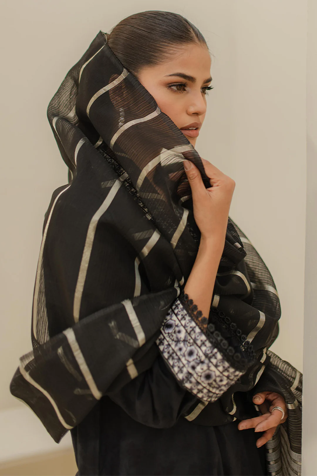 Embroidered Shirt Shalwar Dupatta - 1768 - Image 3