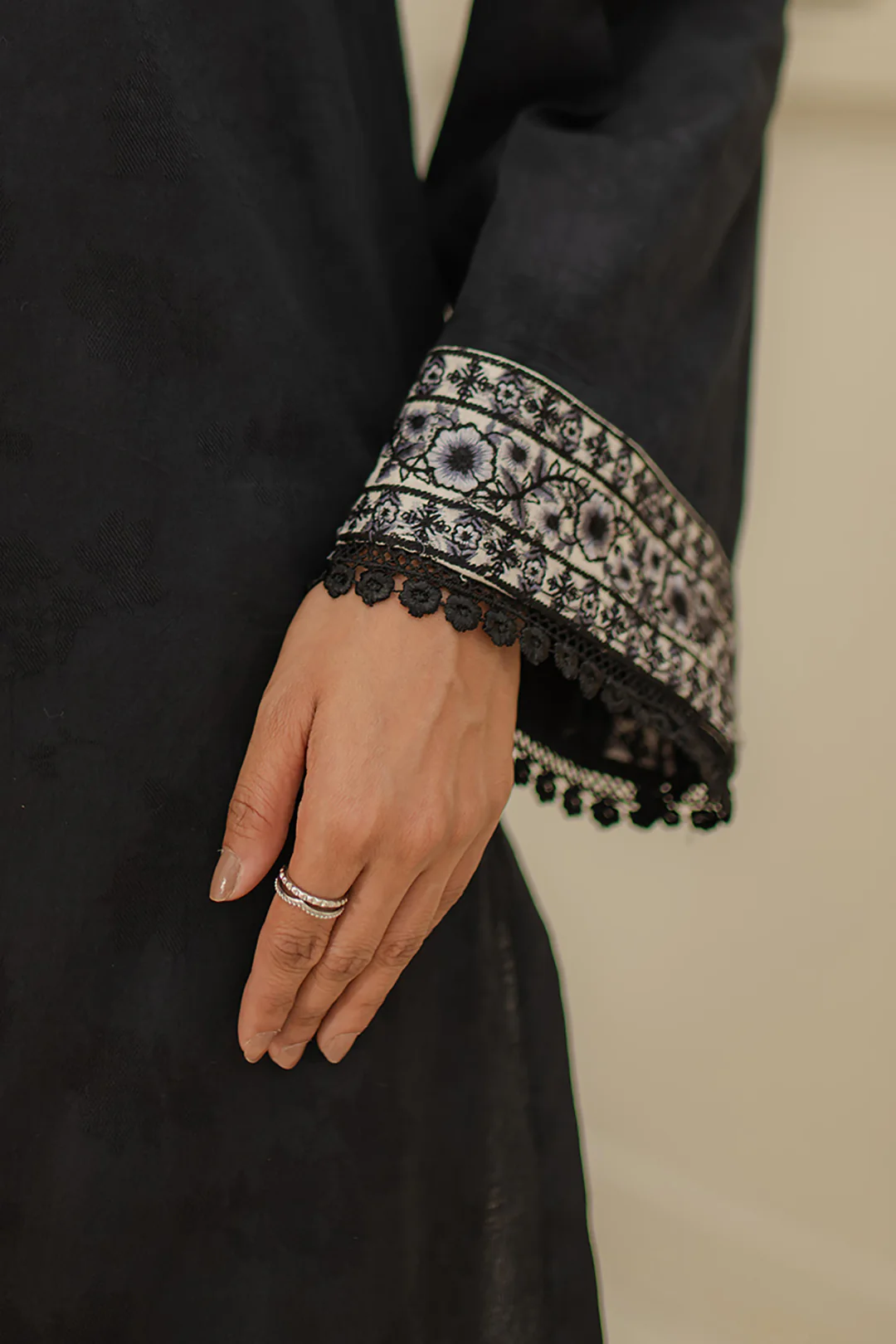 Embroidered Shirt Shalwar Dupatta - 1768 - Image 4