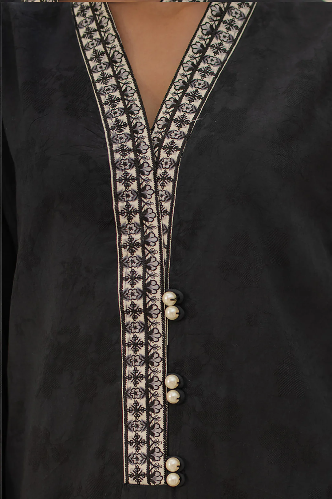 Embroidered Shirt Shalwar Dupatta - 1768 - Image 5