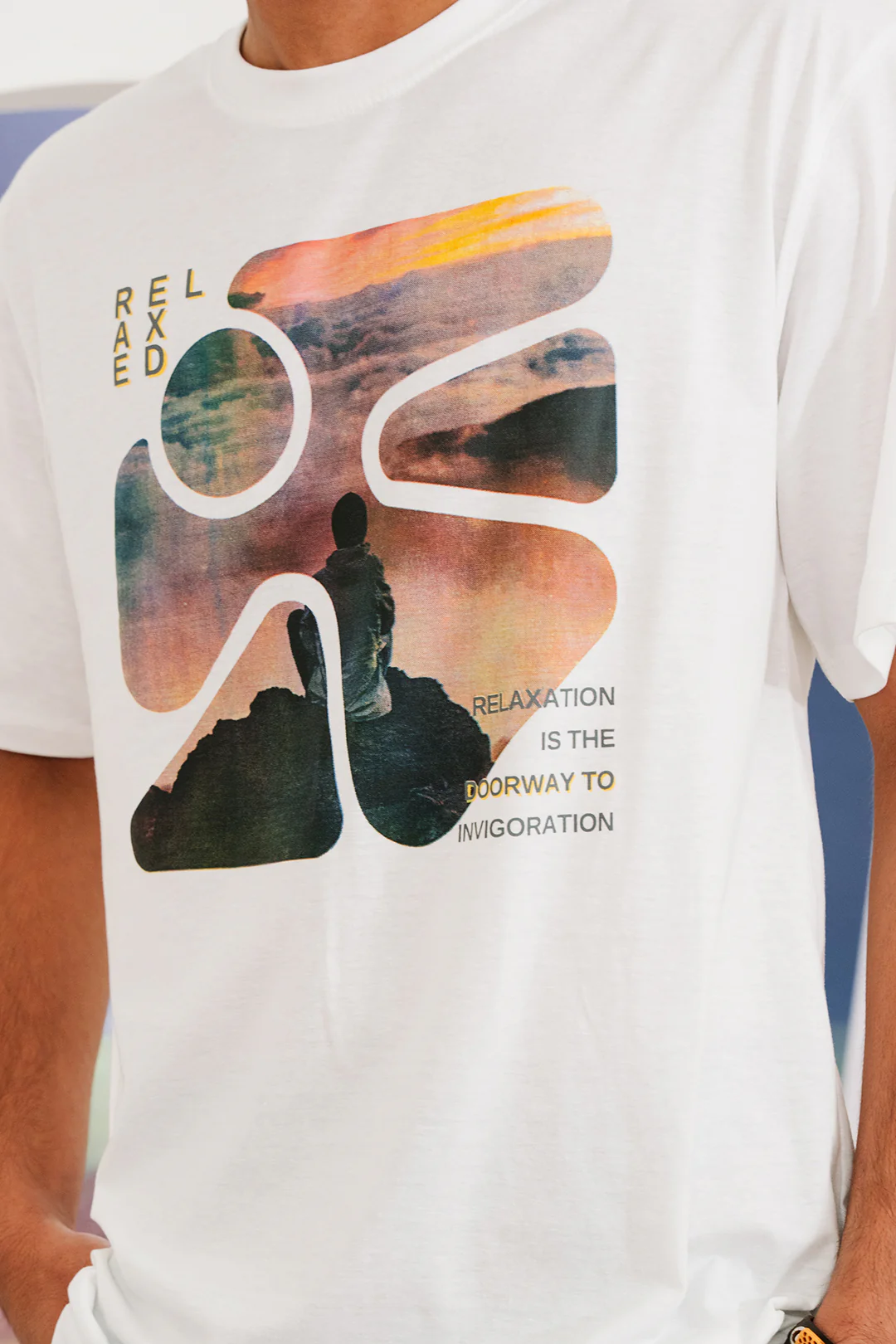 Relax Graphic T-Shirt - X030 - Image 3