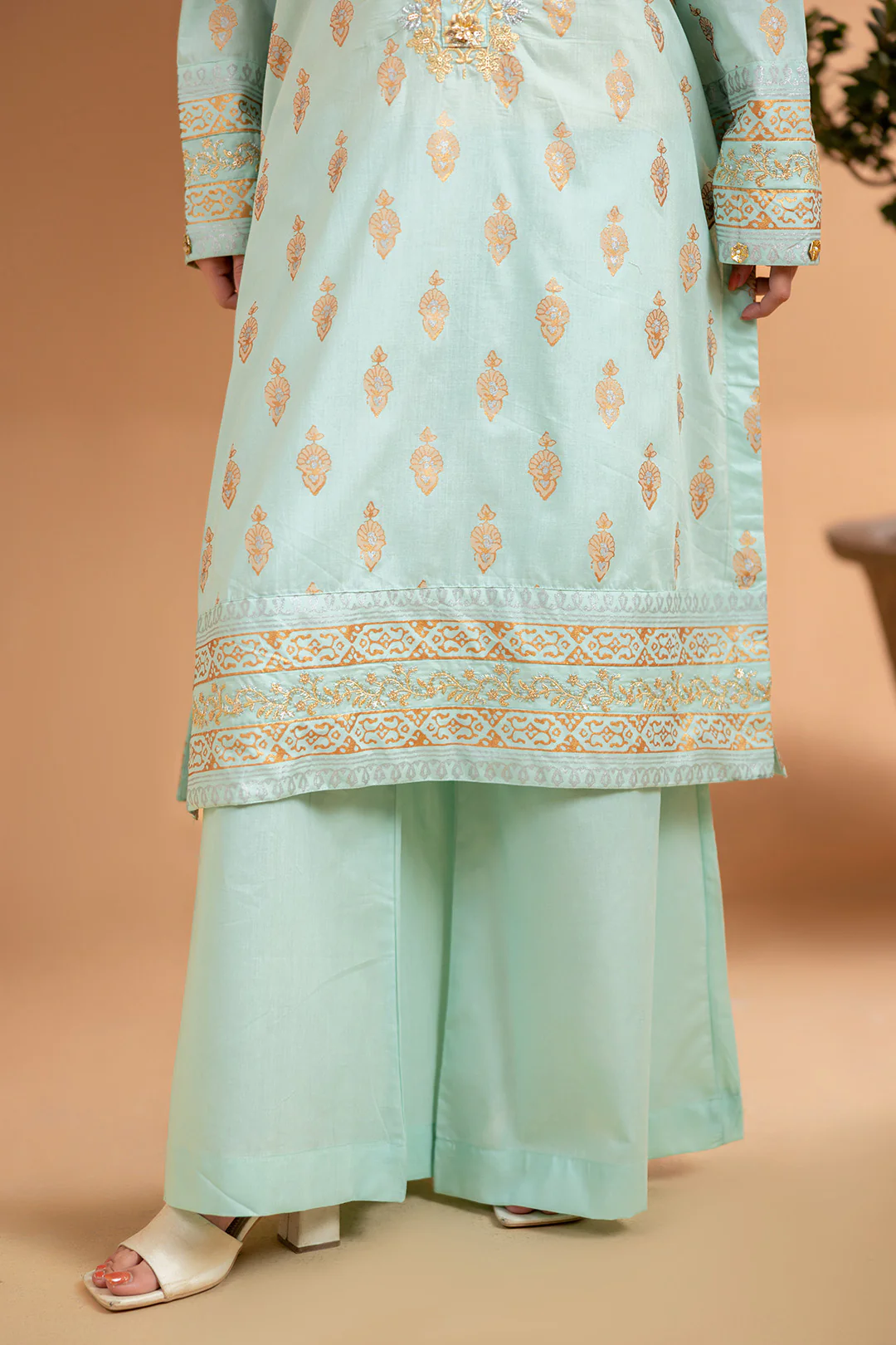 Embroidered Kurta Dupatta Trouser - 2511 - Image 7