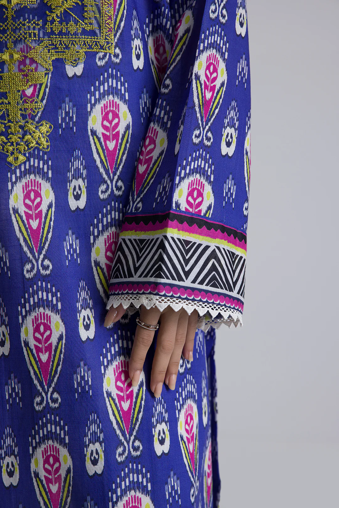 Embroidered Kurta - 3128 - Image 5