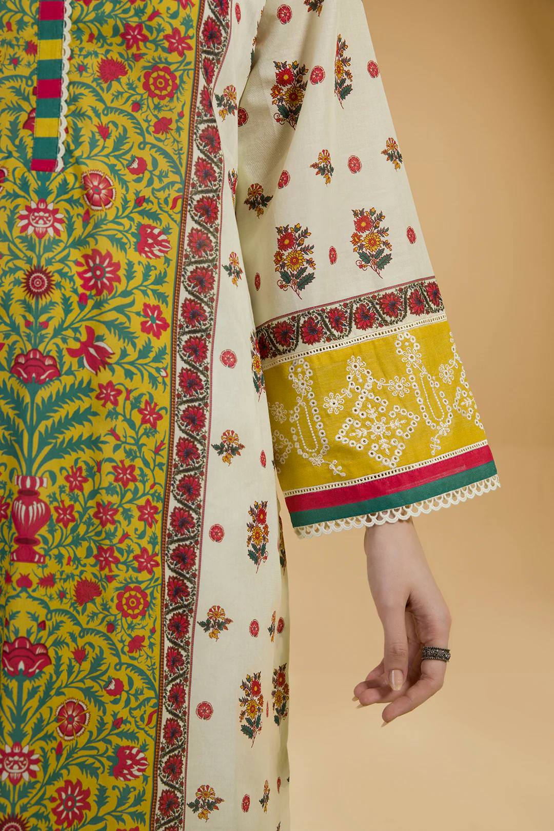 Embroidered Shirt Dupatta - 5702 - Image 5
