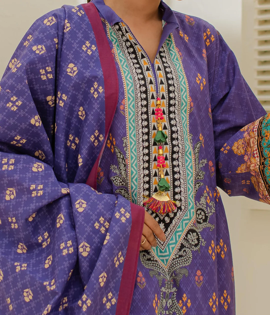 Shirt Shalwar Dupatta - 1215 - Image 4