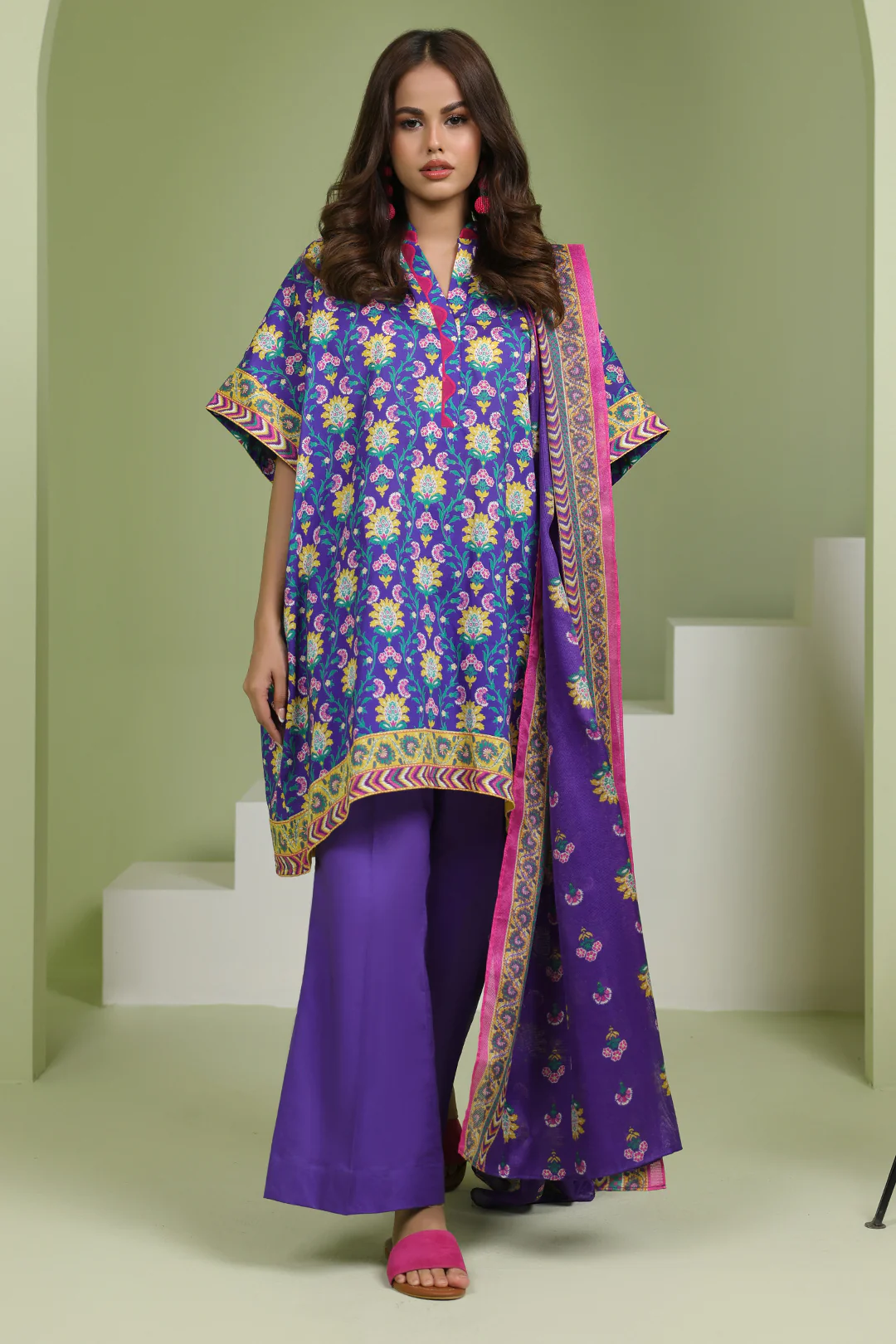 Shirt Shalwar Dupatta - 1329 - Image 3