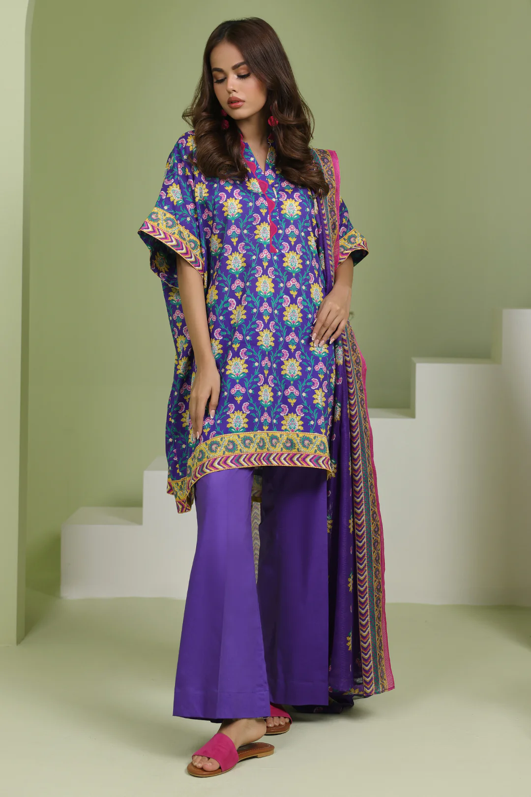 Shirt Shalwar Dupatta - 1329 - Image 4