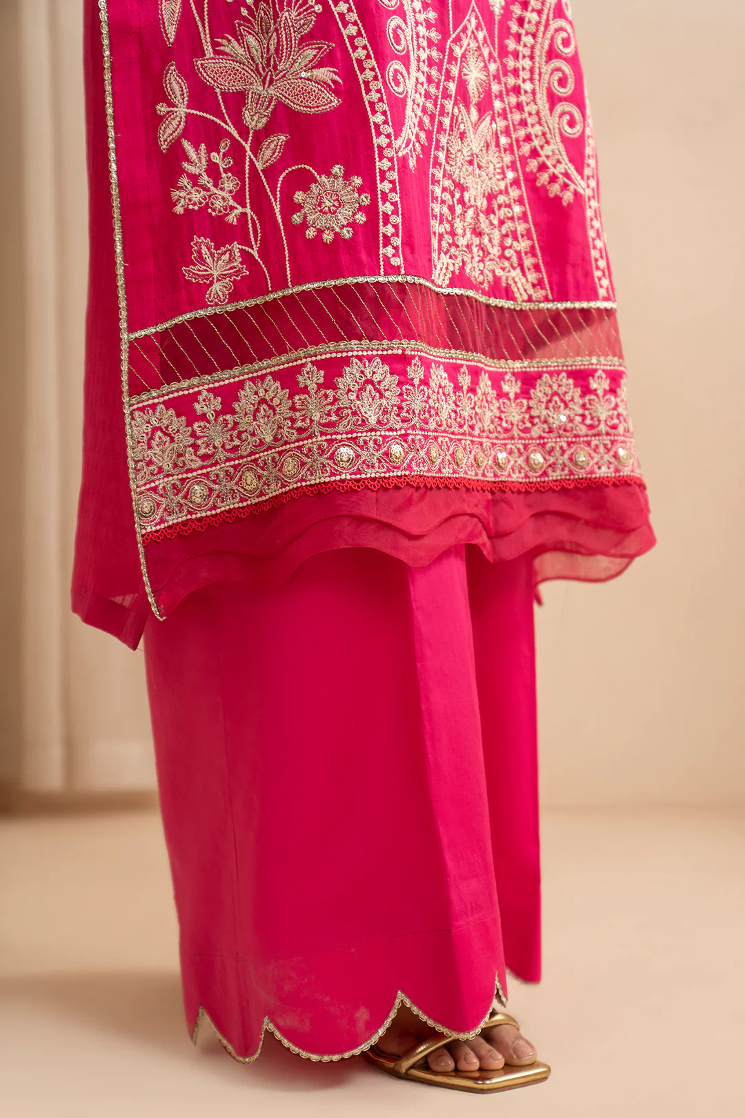 Embroidered Shirt Shalwar Dupatta - 0783 - Image 12