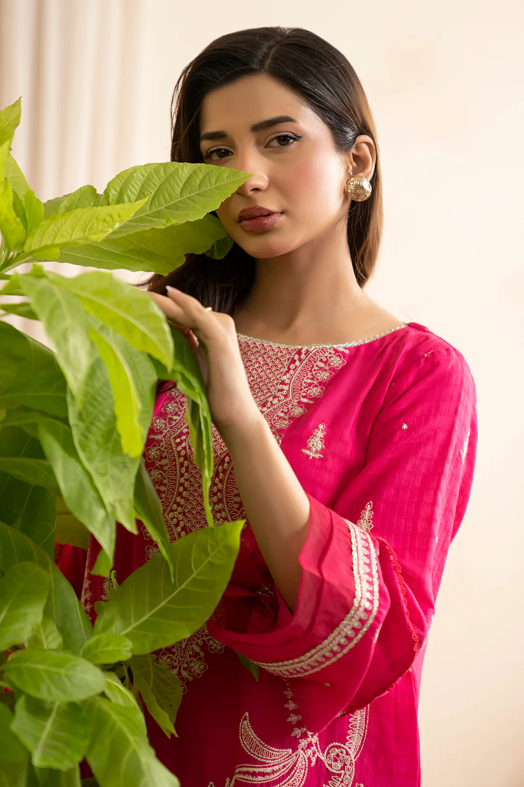 Embroidered Shirt Shalwar Dupatta - 0783 - Image 14