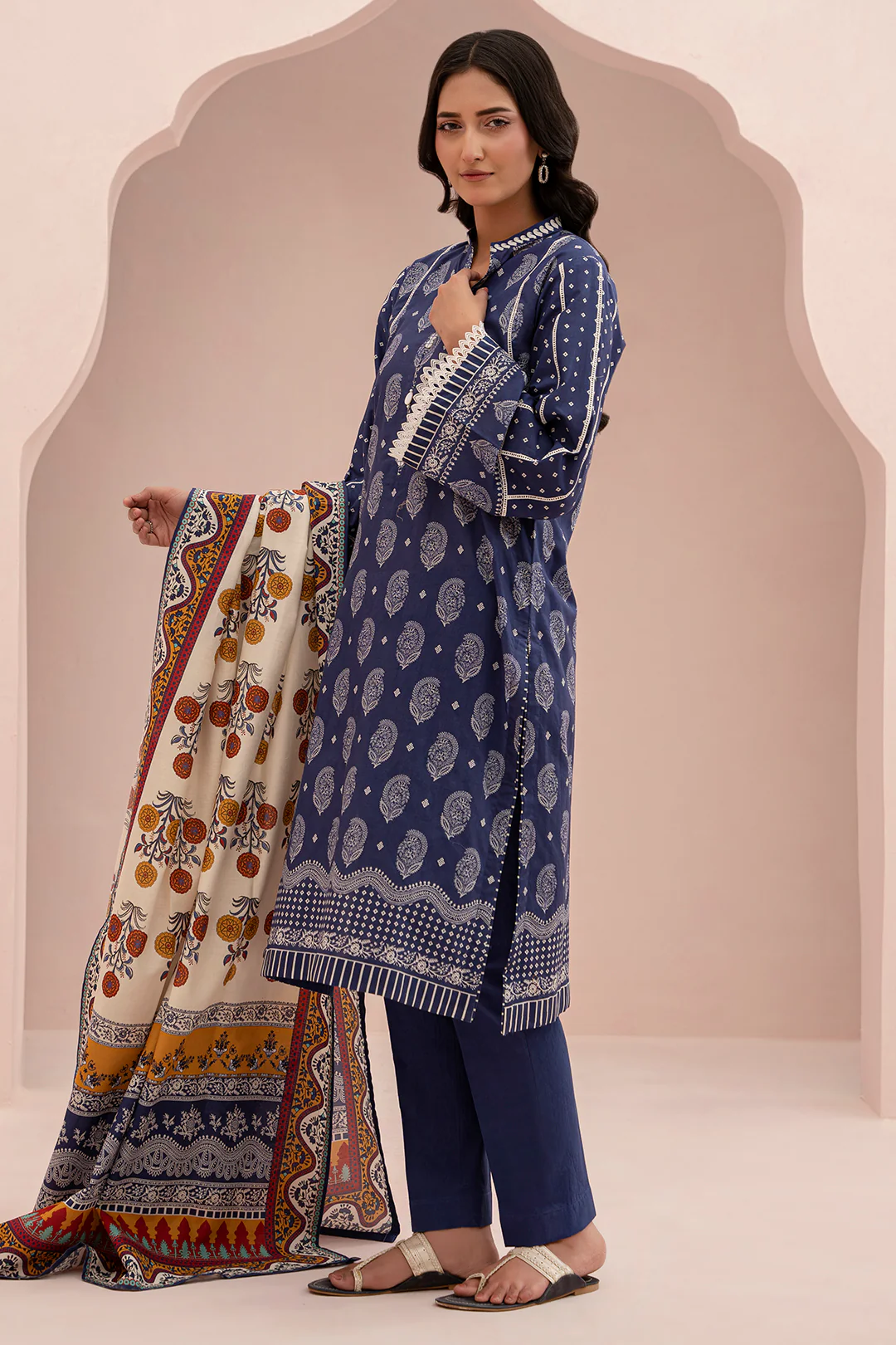 Shirt Shalwar Dupatta - 0671 - Image 3