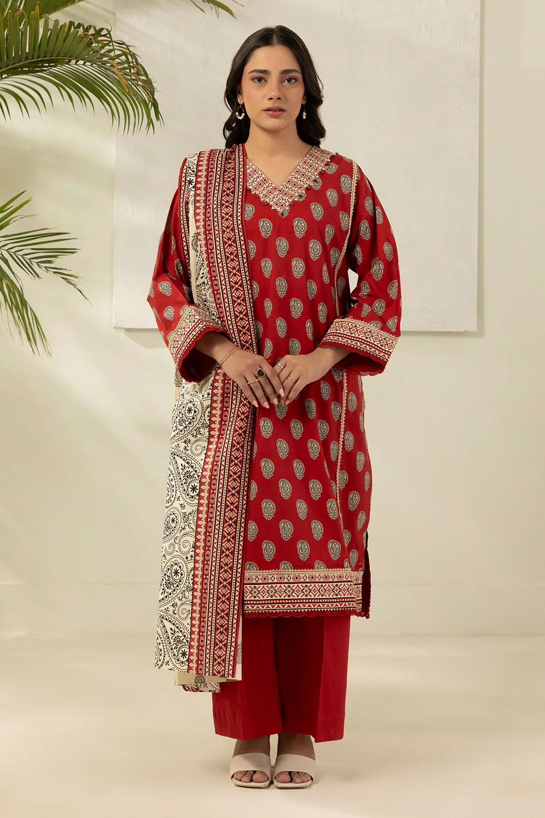 Shirt Shalwar Dupatta - 0544 - Image 5