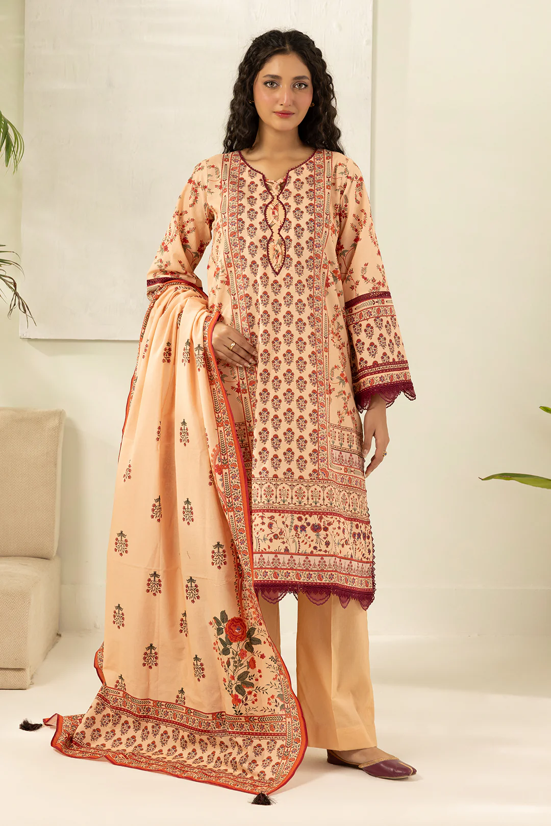 Shirt Shalwar Dupatta - 0548 - Image 3