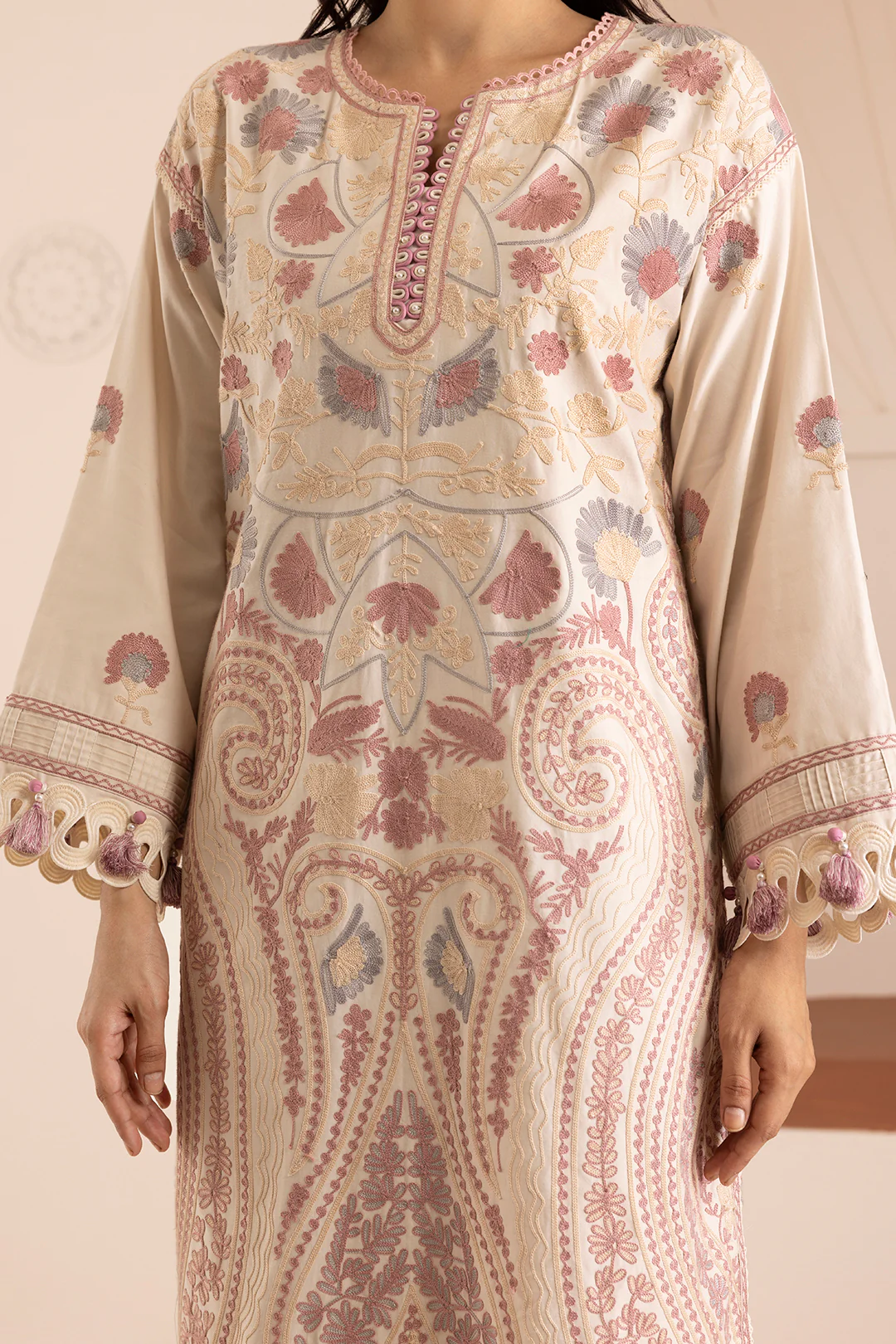 Embroidered Shirt Shalwar Dupatta - 0267 - Image 7