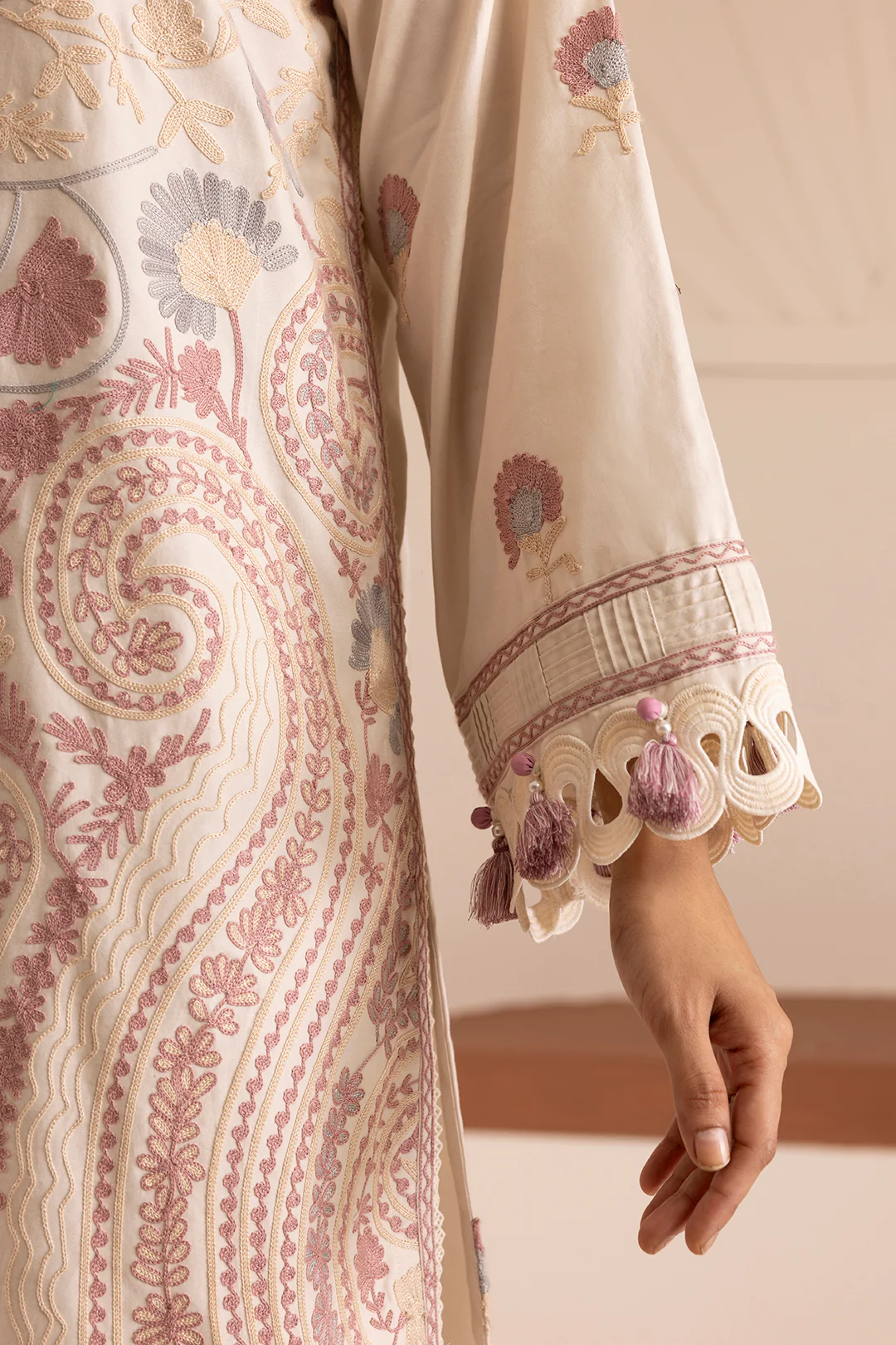 Embroidered Shirt Shalwar Dupatta - 0267 - Image 8