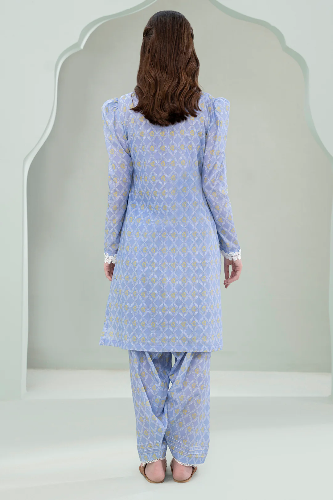 Embroidered Shirt Shalwar - 0417 - Image 5