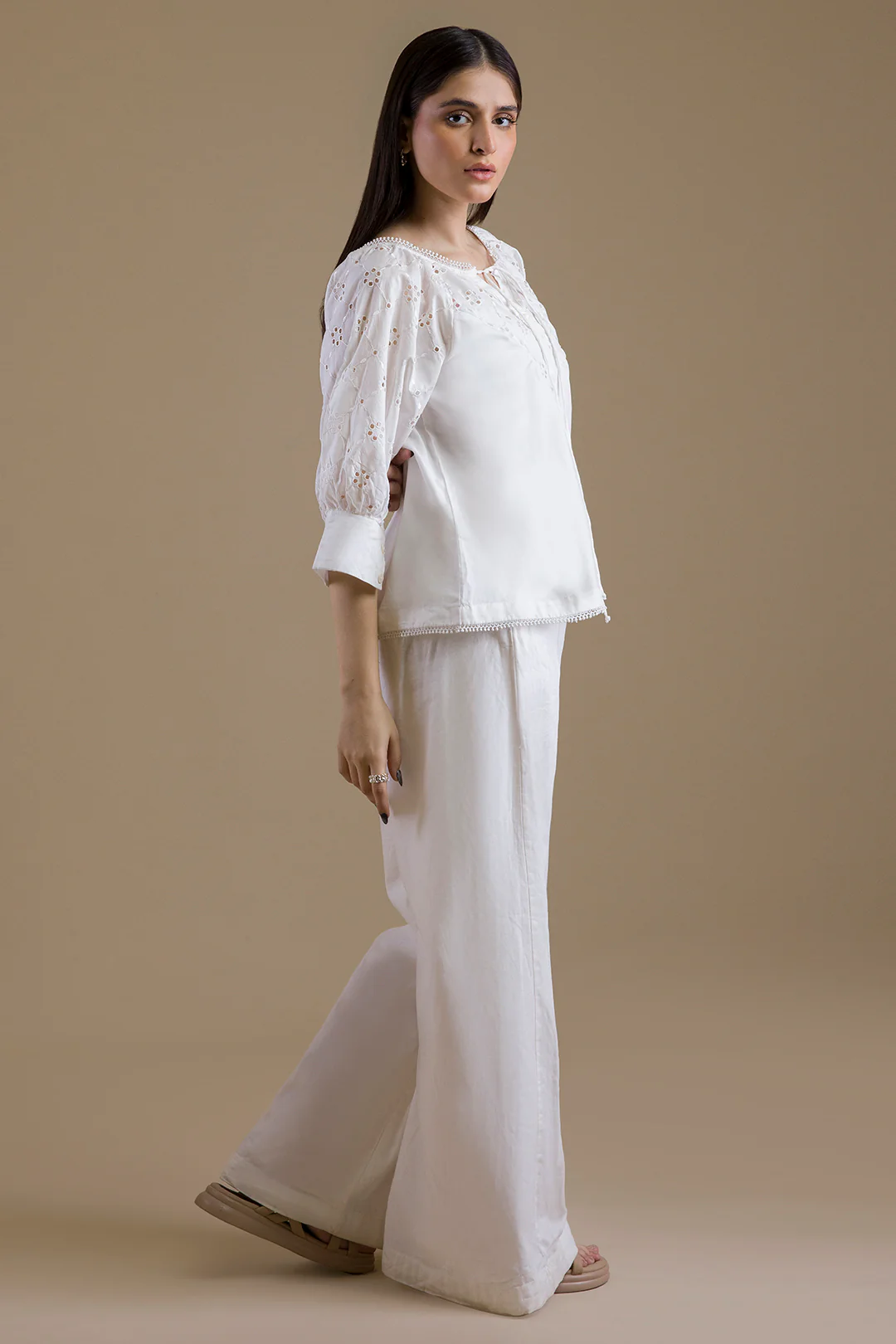 Eyelet Shell Top - 1377 - Image 7