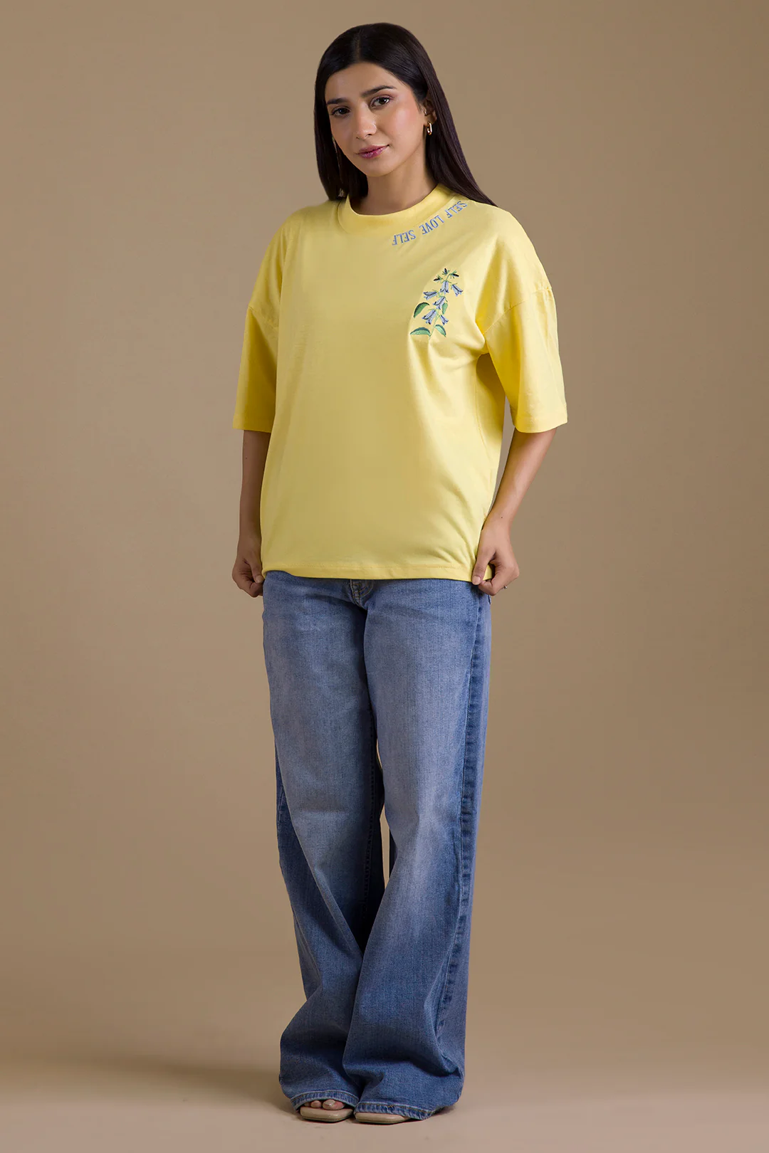 Oversized Graphic T-Shirt - 5076 - Image 5