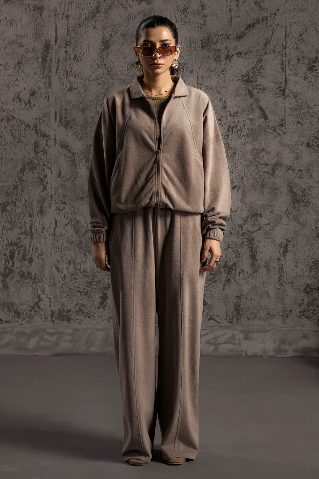 Velour Co-Ord Set Shirt - 5001 - Image 5