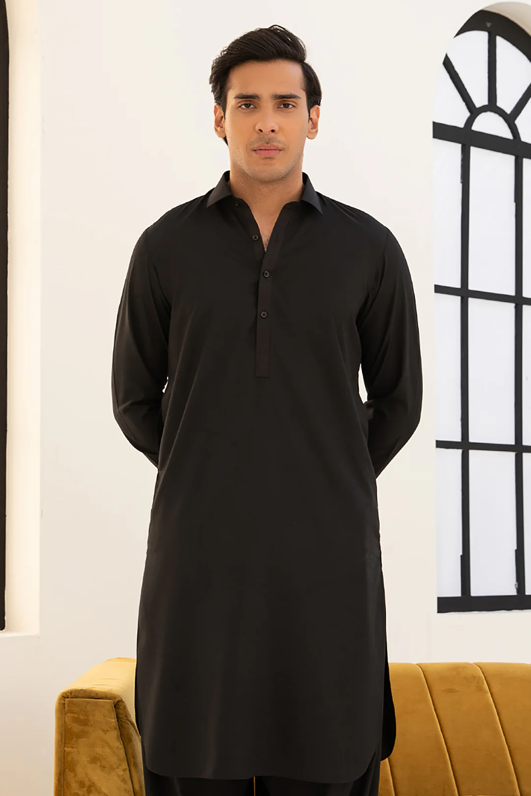 Wash & Wear Shalwar Kameez E001 - Image 21