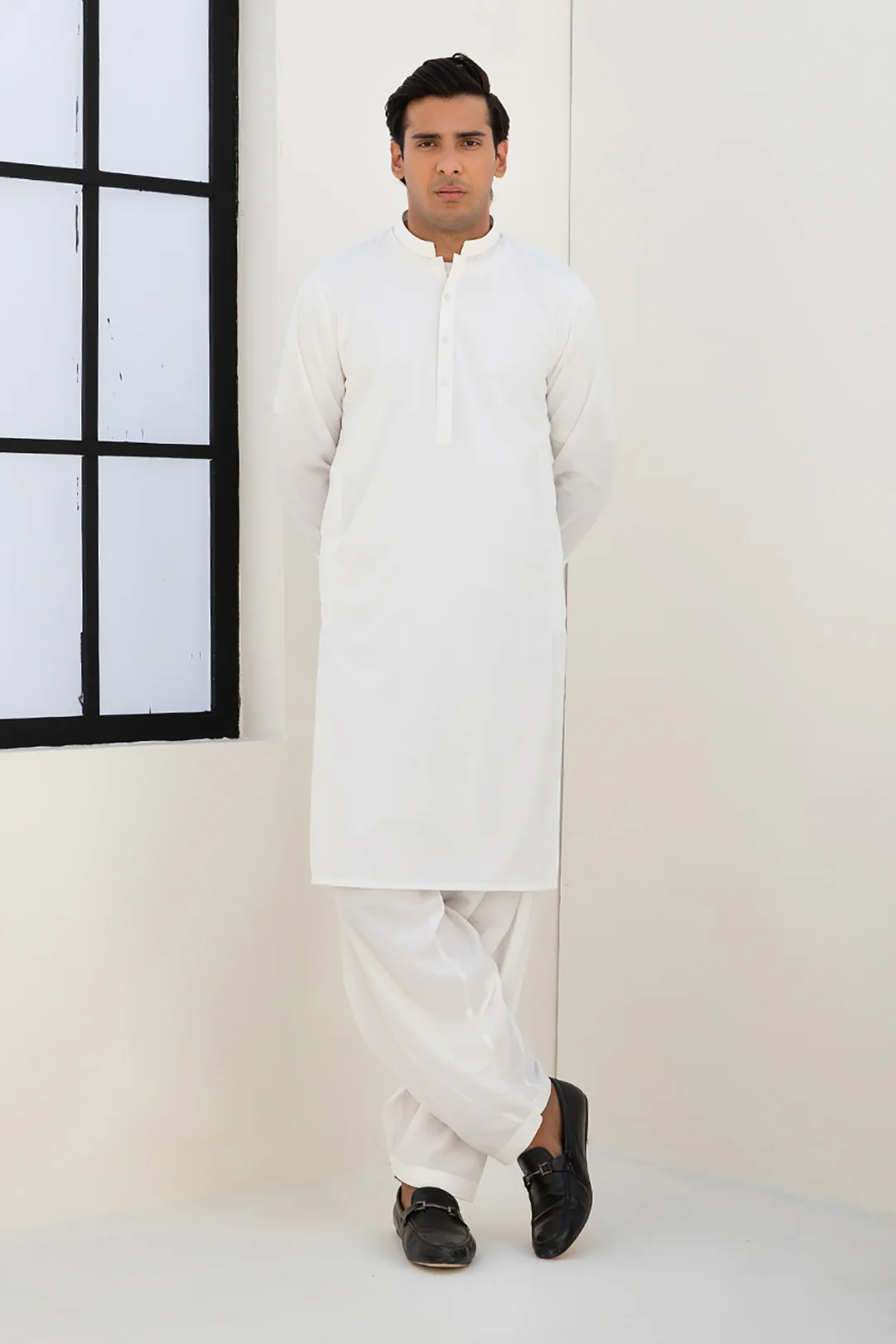 Wash & Wear Shalwar Kameez E001 - Image 3